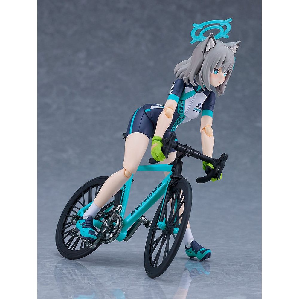 Blue Archive Figma Action Figure Shiroko Sunaookami Cycling DX Edition 15 cm