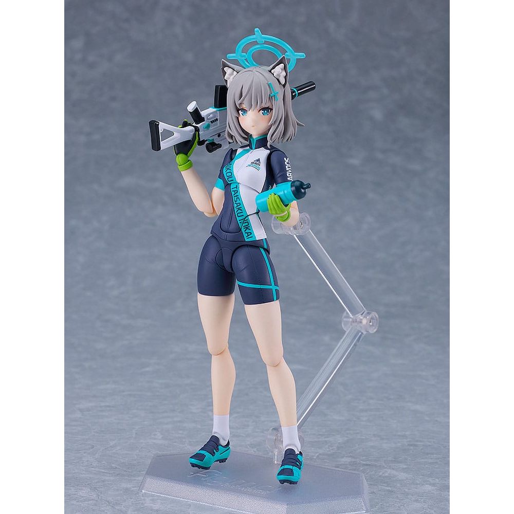 Blue Archive Figma Action Figure Shiroko Sunaookami Cycling DX Edition 15 cm