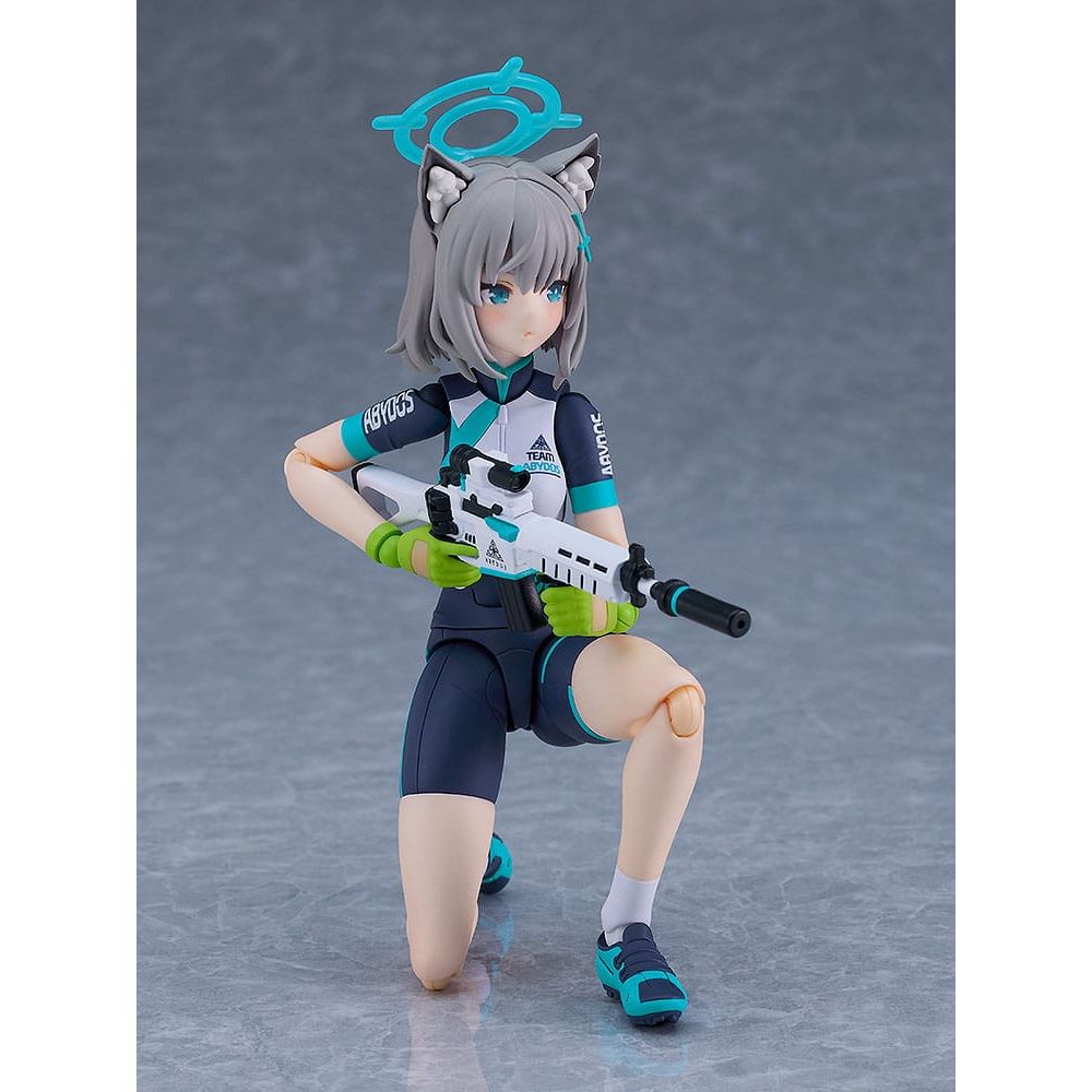 Blue Archive Figma Action Figure Shiroko Sunaookami Cycling DX Edition 15 cm