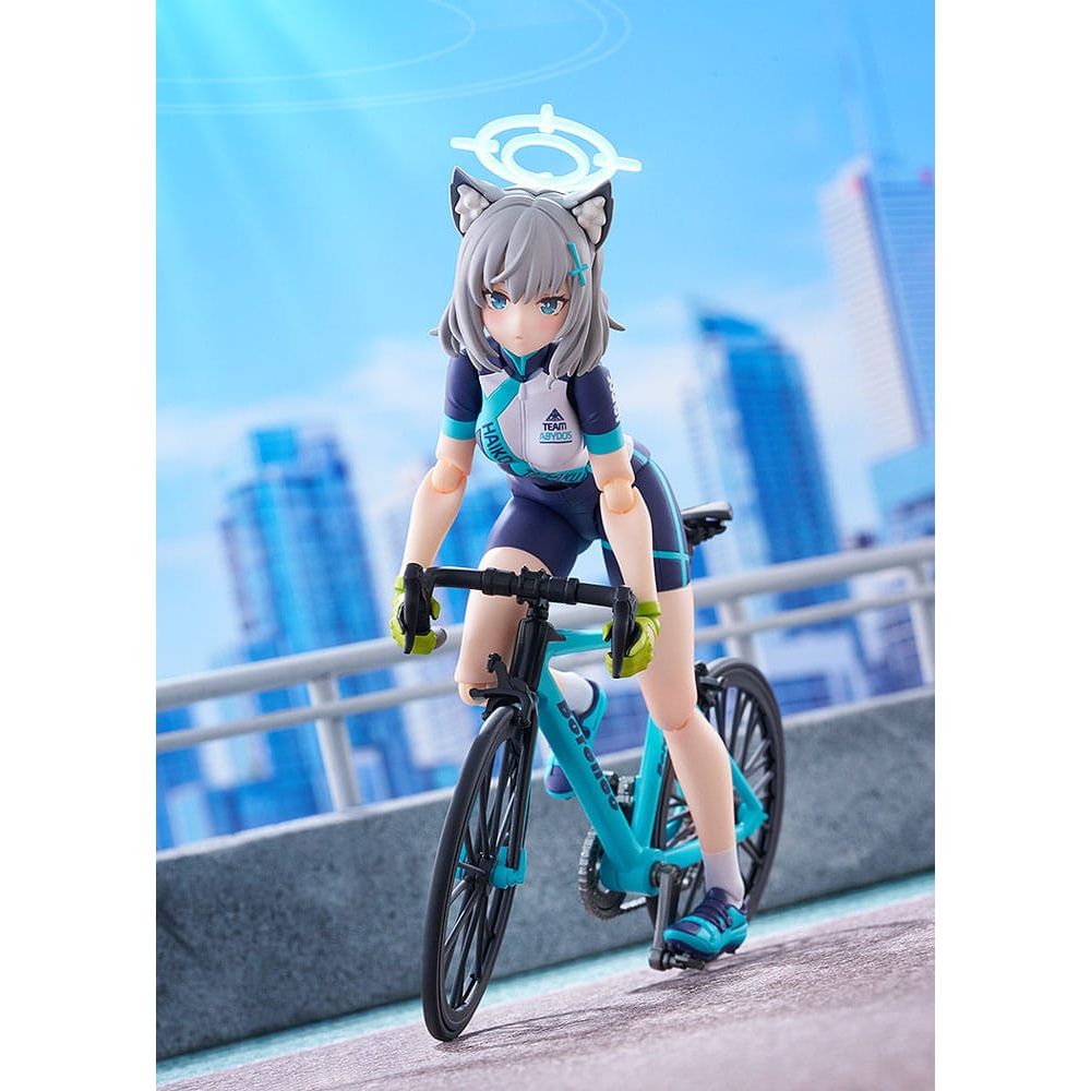 Blue Archive Figma Action Figure Shiroko Sunaookami Cycling DX Edition 15 cm