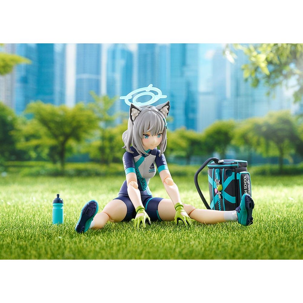 Blue Archive Figma Action Figure Shiroko Sunaookami Cycling DX Edition 15 cm