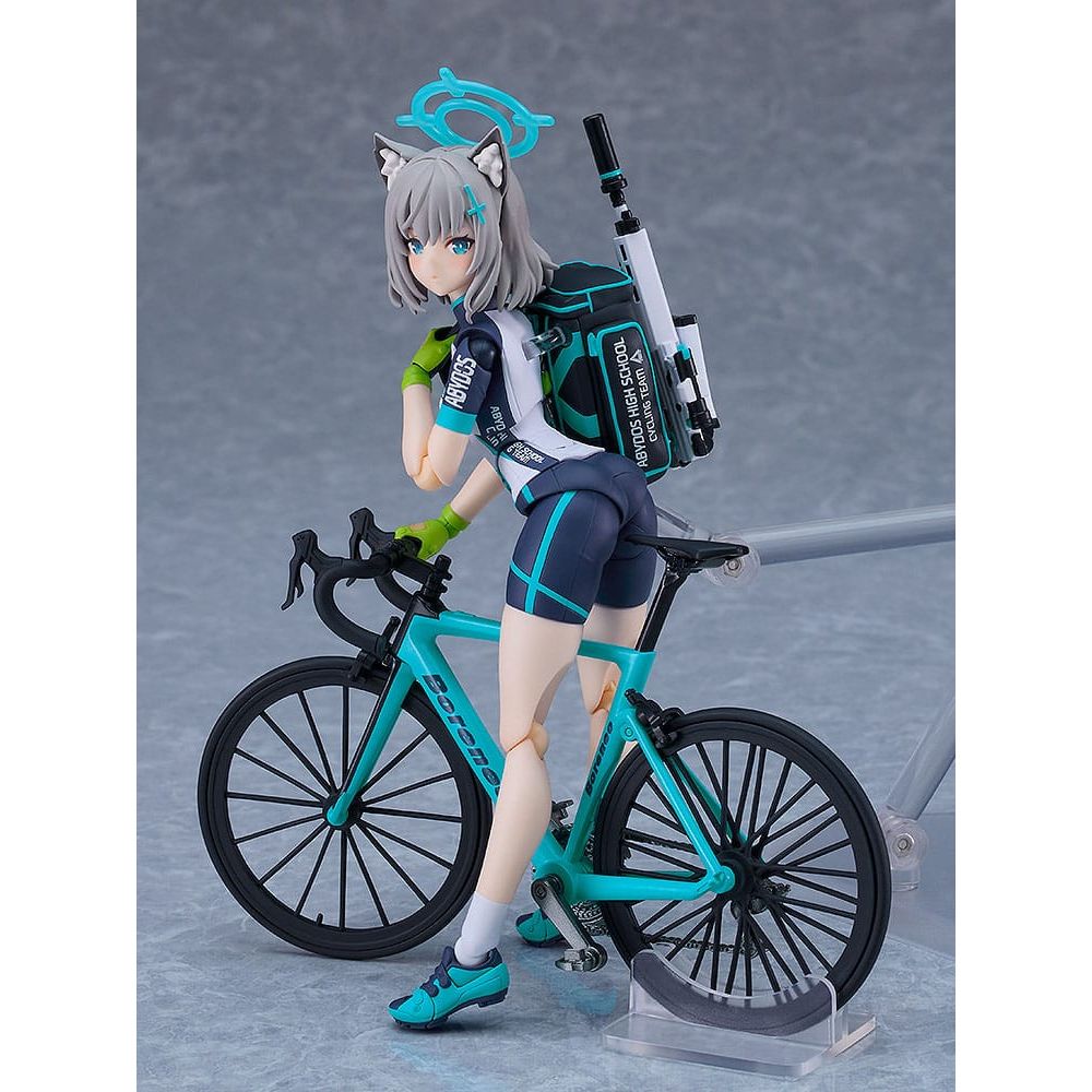 Blue Archive Figma Action Figure Shiroko Sunaookami Cycling DX Edition 15 cm