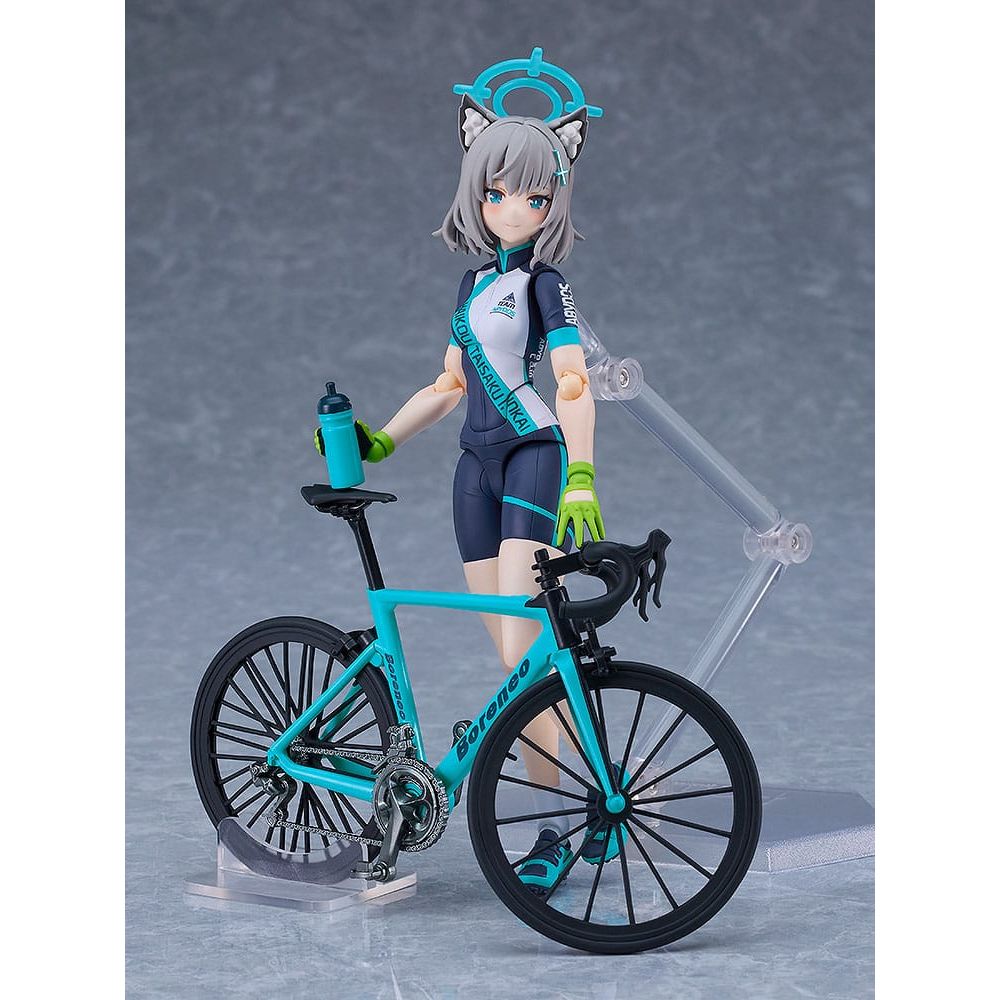 Blue Archive Figma Action Figure Shiroko Sunaookami Cycling DX Edition 15 cm