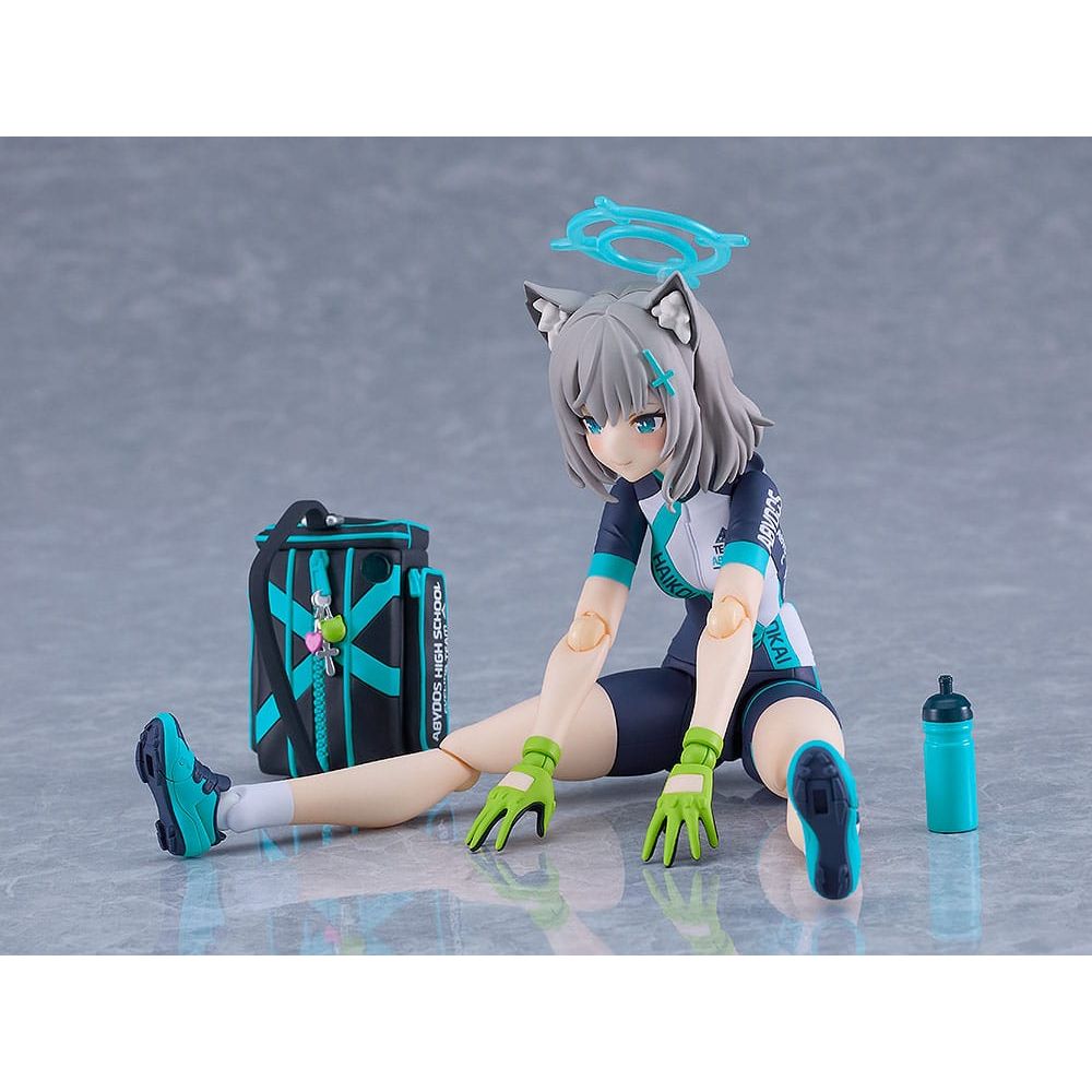 Blue Archive Figma Action Figure Shiroko Sunaookami Cycling DX Edition 15 cm