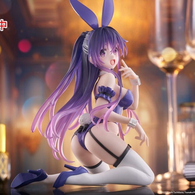 Date A Live V PVC Statue Desktop Cute Figure Tohka Yatogami Bunny Ver. 13 cm
