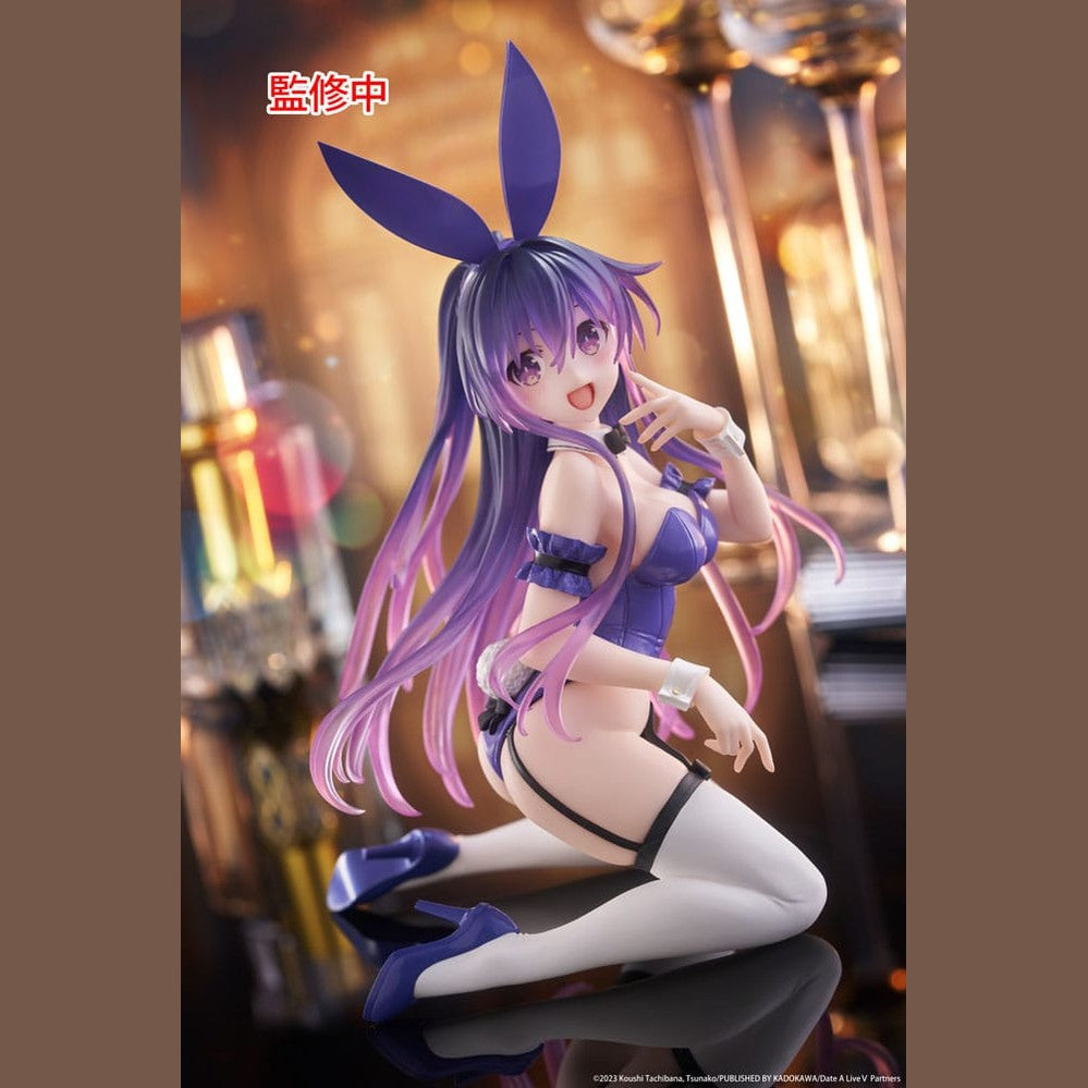 Date A Live V PVC Statue Desktop Cute Figure Tohka Yatogami Bunny Ver. 13 cm