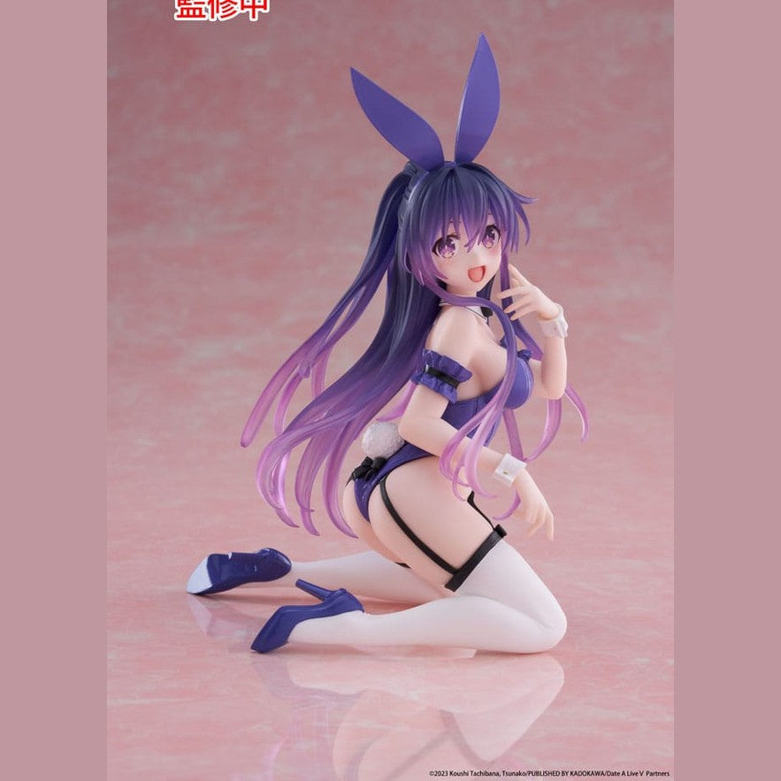Date A Live V PVC Statue Desktop Cute Figure Tohka Yatogami Bunny Ver. 13 cm