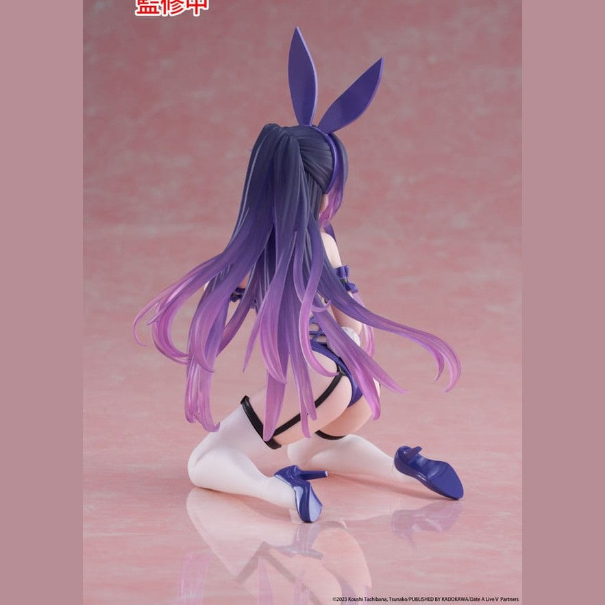 Date A Live V PVC Statue Desktop Cute Figure Tohka Yatogami Bunny Ver. 13 cm