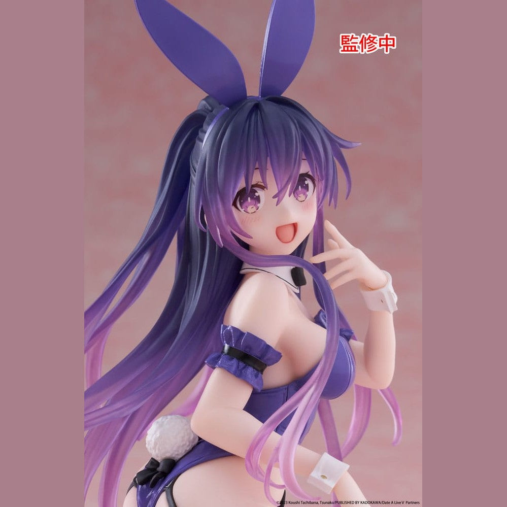 Date A Live V PVC Statue Desktop Cute Figure Tohka Yatogami Bunny Ver. 13 cm