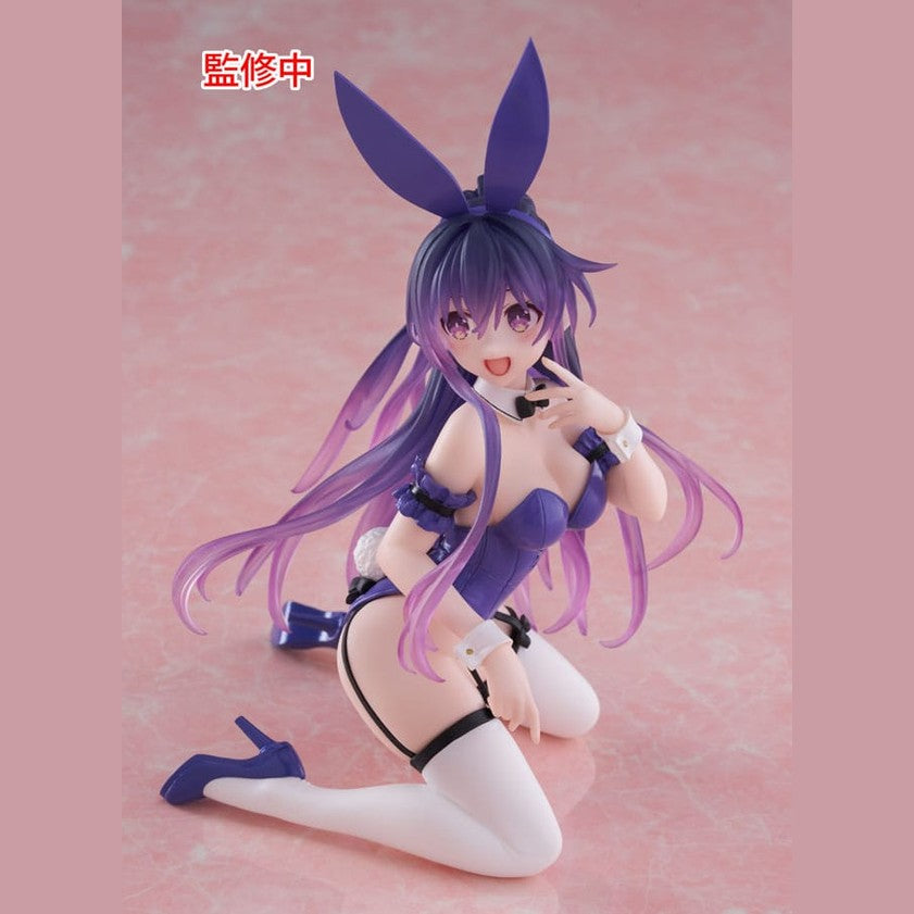 Date A Live V PVC Statue Desktop Cute Figure Tohka Yatogami Bunny Ver. 13 cm
