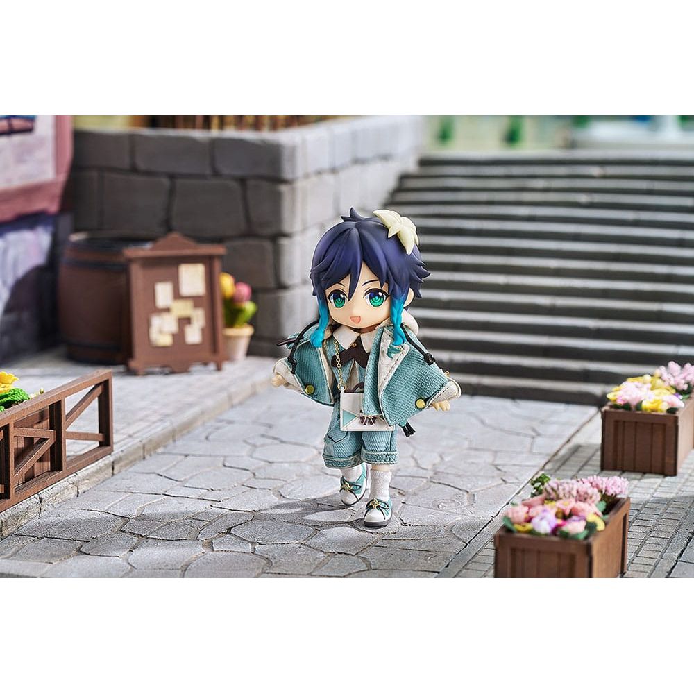 Genshin Impact Nendoroid Doll Action Figure Venti: Blue Ballad Ver. 14 cm