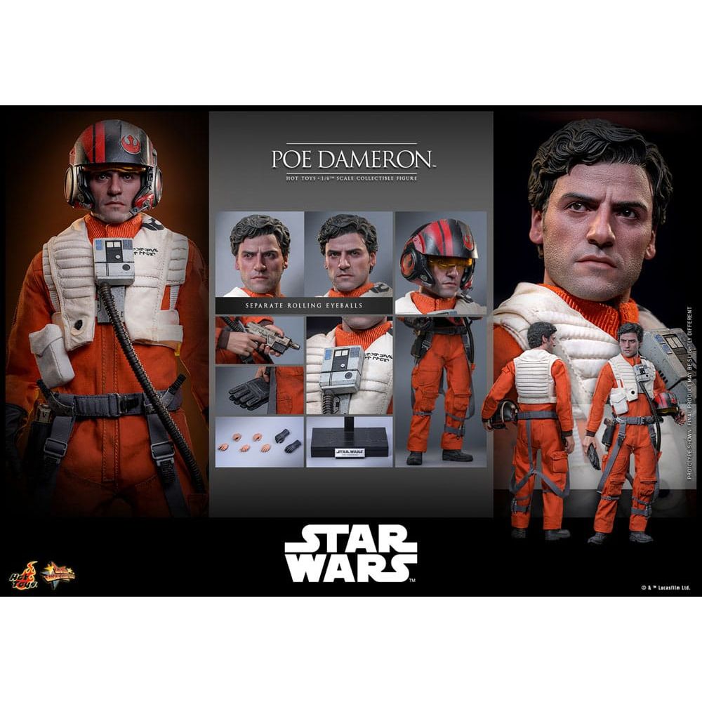 Star Wars Action Figure 1/6 Poe Dameron 30 cm