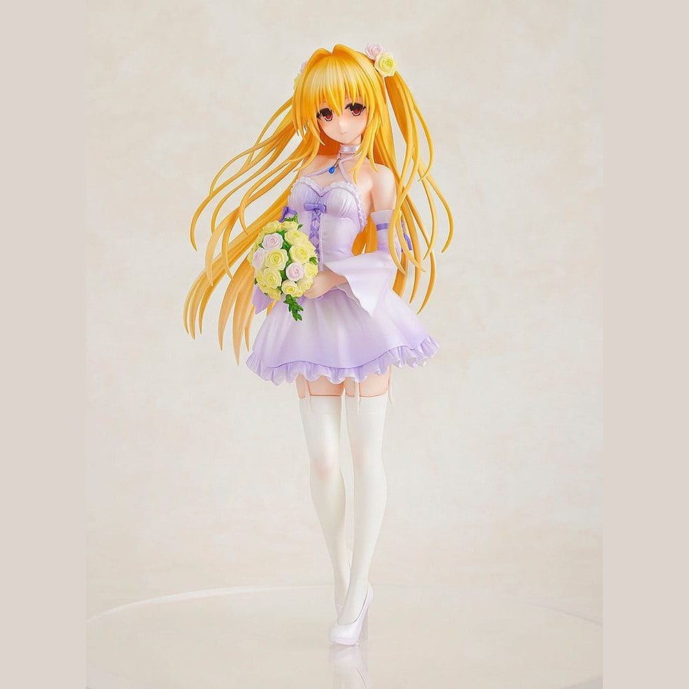 To Love-Ru Darkness PVC Statue 1/7 Golden Darkness Wedding Dress Ver. 23 cm