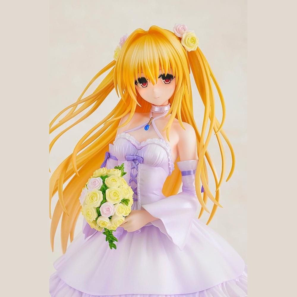 To Love-Ru Darkness PVC Statue 1/7 Golden Darkness Wedding Dress Ver. 23 cm