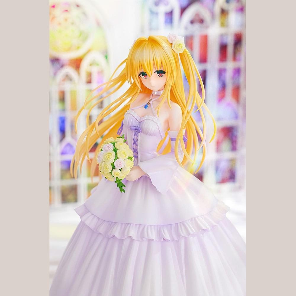 To Love-Ru Darkness PVC Statue 1/7 Golden Darkness Wedding Dress Ver. 23 cm