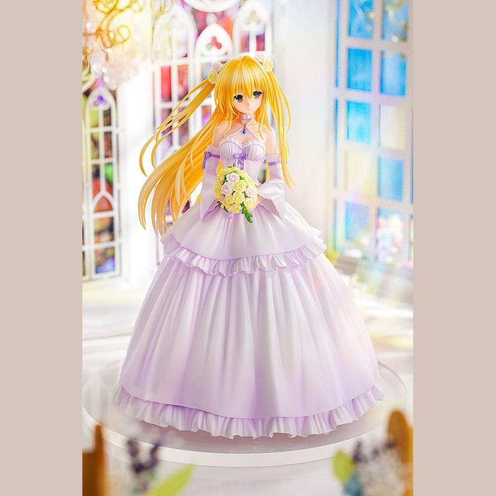To Love-Ru Darkness PVC Statue 1/7 Golden Darkness Wedding Dress Ver. 23 cm