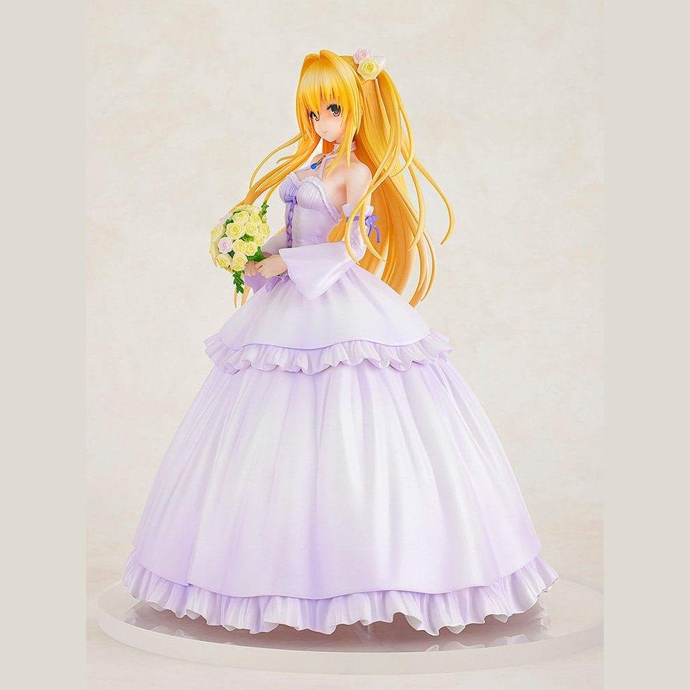 To Love-Ru Darkness PVC Statue 1/7 Golden Darkness Wedding Dress Ver. 23 cm