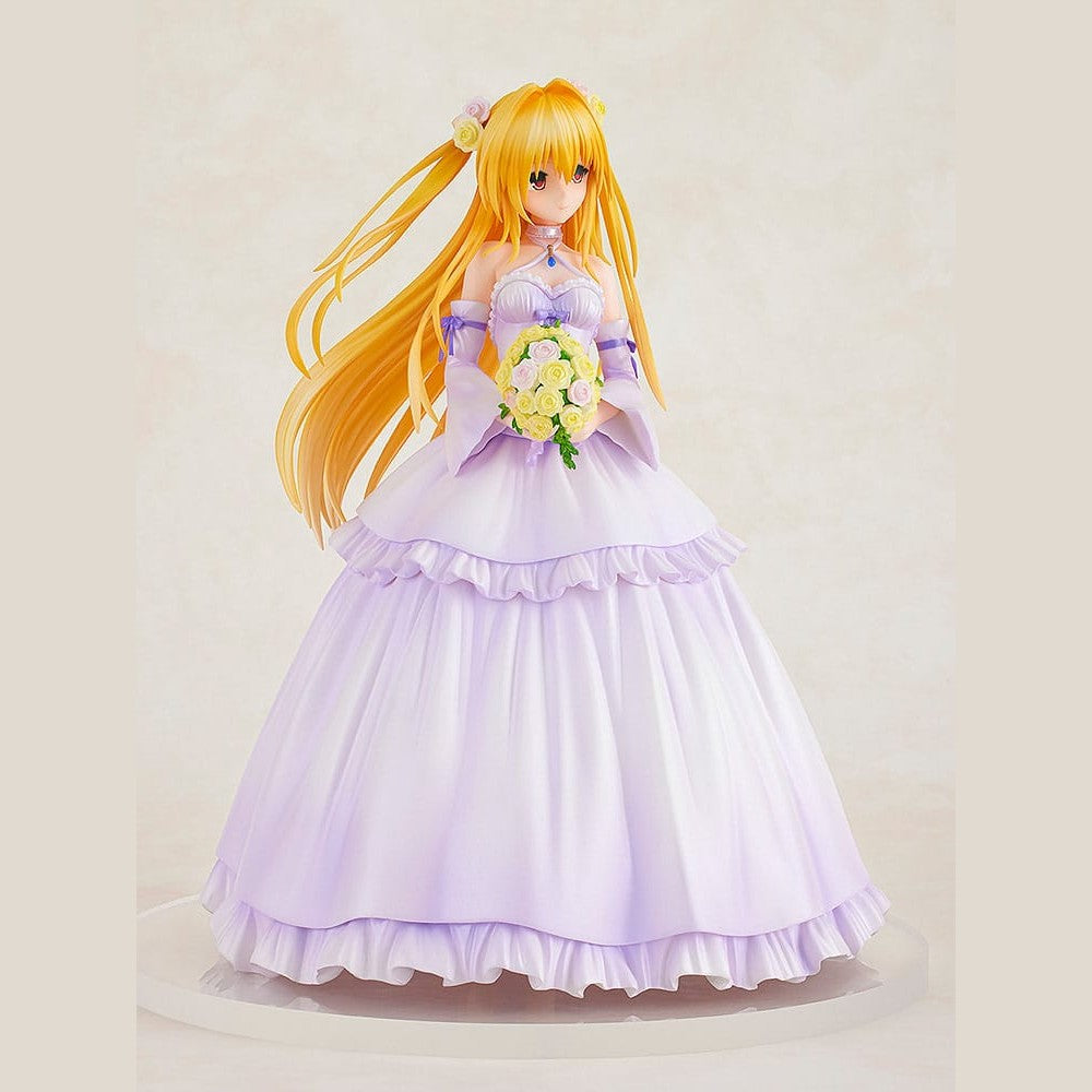 To Love-Ru Darkness PVC Statue 1/7 Golden Darkness Wedding Dress Ver. 23 cm