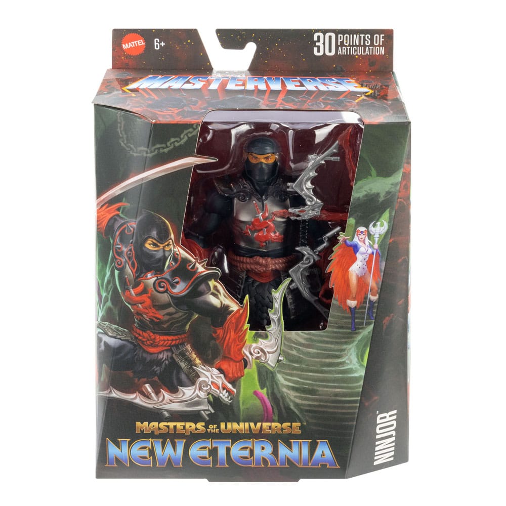Masters of the Universe Core New Etheria Action Figure Ninjor 18 cm - The Happy Toy Store