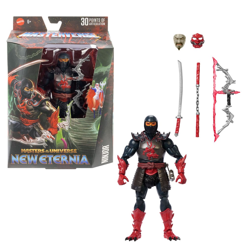 Masters of the Universe Core New Etheria Action Figure Ninjor 18 cm - The Happy Toy Store