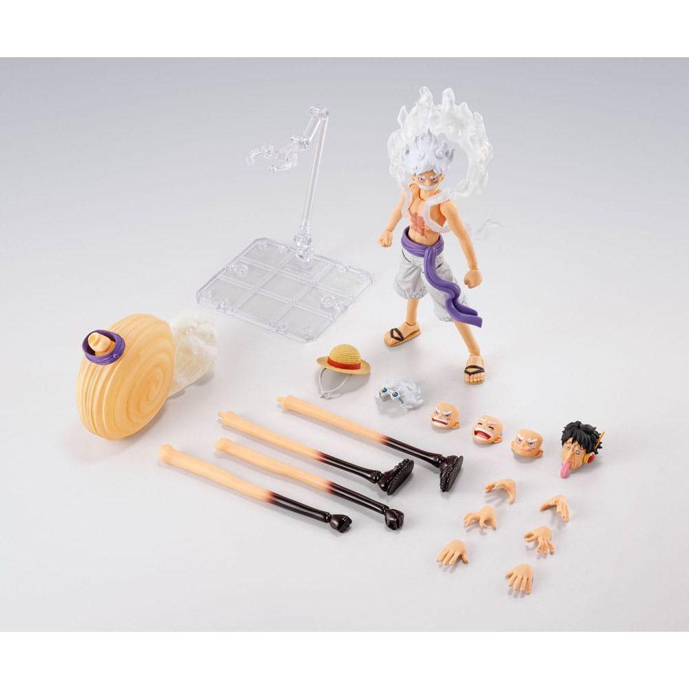 One Piece S.H.Figuarts Action Figure Monkey D. Luffy Gear 5 - Future Island Egghead - 15 cm - The Happy Toy Store