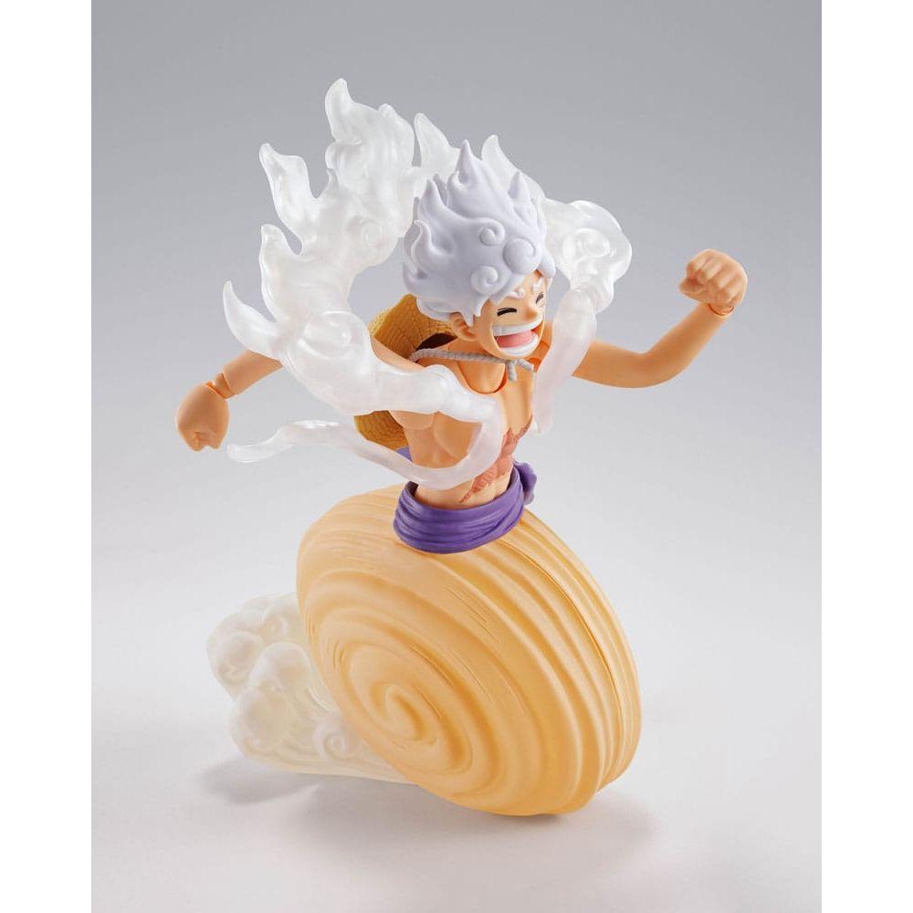 One Piece S.H.Figuarts Action Figure Monkey D. Luffy Gear 5 - Future Island Egghead - 15 cm - The Happy Toy Store