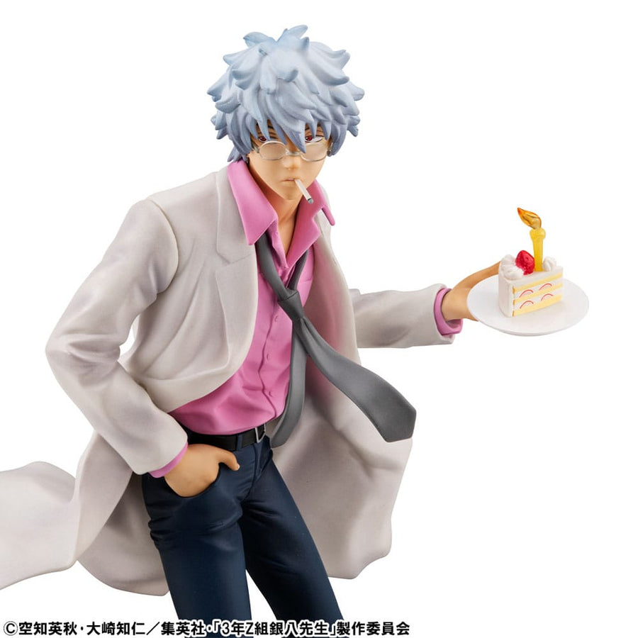 3 - Z Ginpachi Sensei G.E.M. Series PVC Statue Ginpachi Sakata Reiwa Ver. 22 cm - The Happy Toy Store