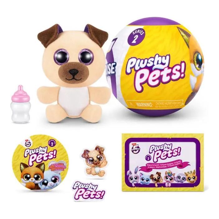 5 Surprise Plushy Pets Series 2 Assorted