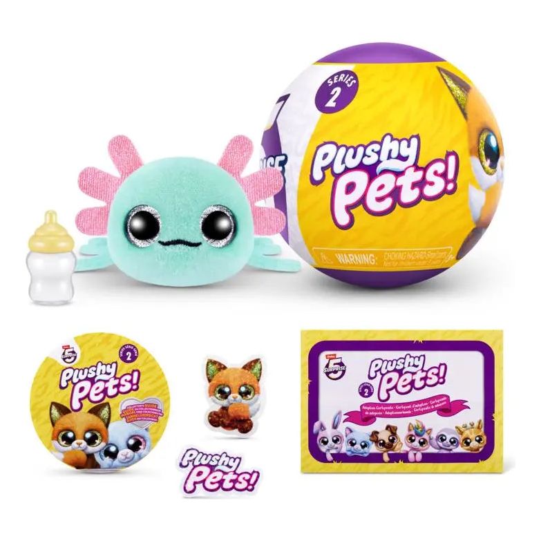 5 Surprise Plushy Pets Series 2 Assorted