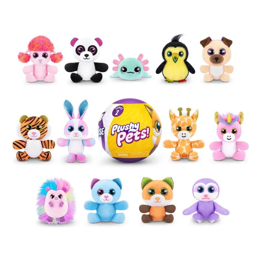 5 Surprise Plushy Pets Series 2 Assorted