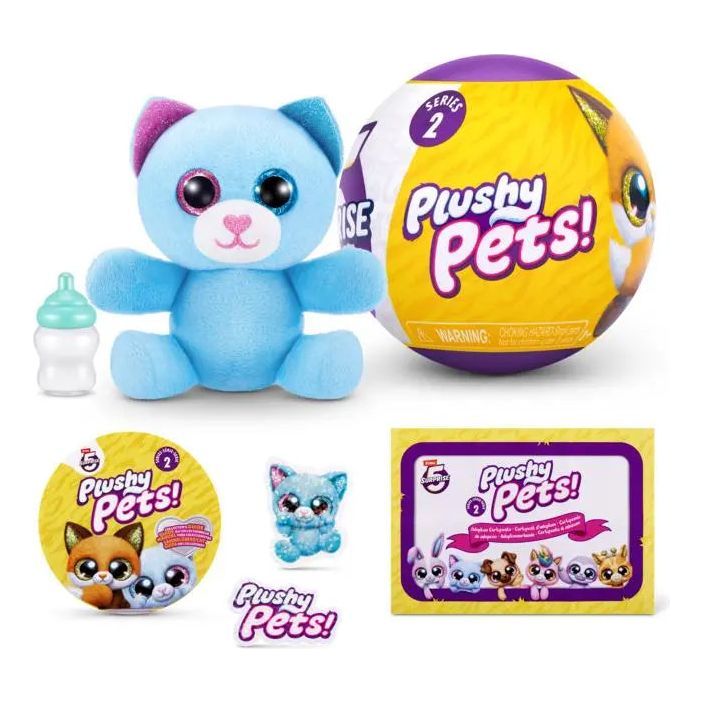 5 Surprise Plushy Pets Series 2 Assorted