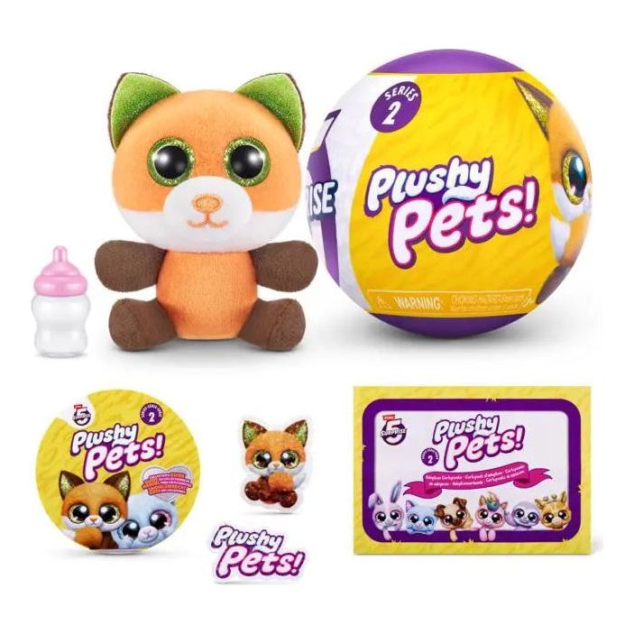 5 Surprise Plushy Pets Series 2 Assorted