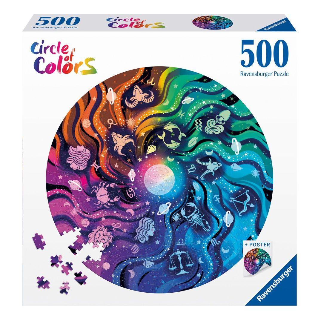 Astrology Circular 500 Piece Jigsaw Puzzle