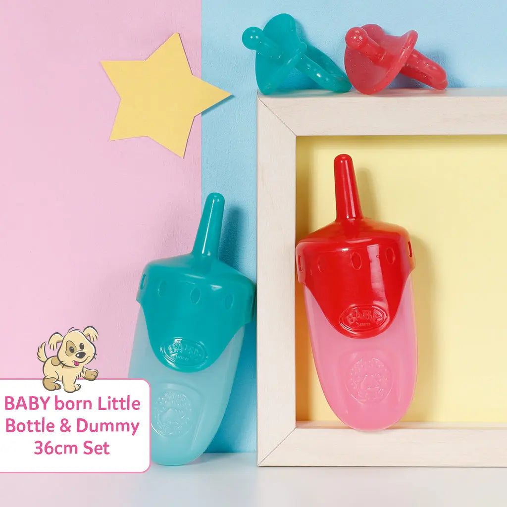 Baby Born Little Bottle & Dummy Set *Choose*