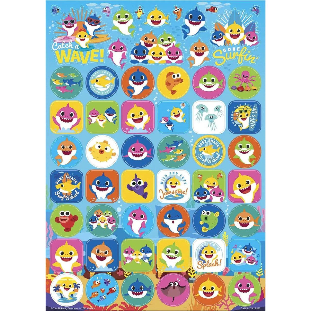 Baby Shark Mega Sticker Pack