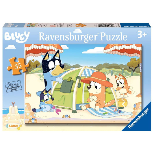 Bluey 35 Piece Jigsaw Puzzle Beach Day