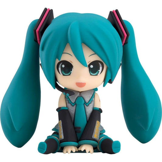 Character Vocal Series 01: Hatsune Miku Piapro Characters Rubber Mascot Nendroid Plus Mini Figure Hatsune Miku 8 cm
