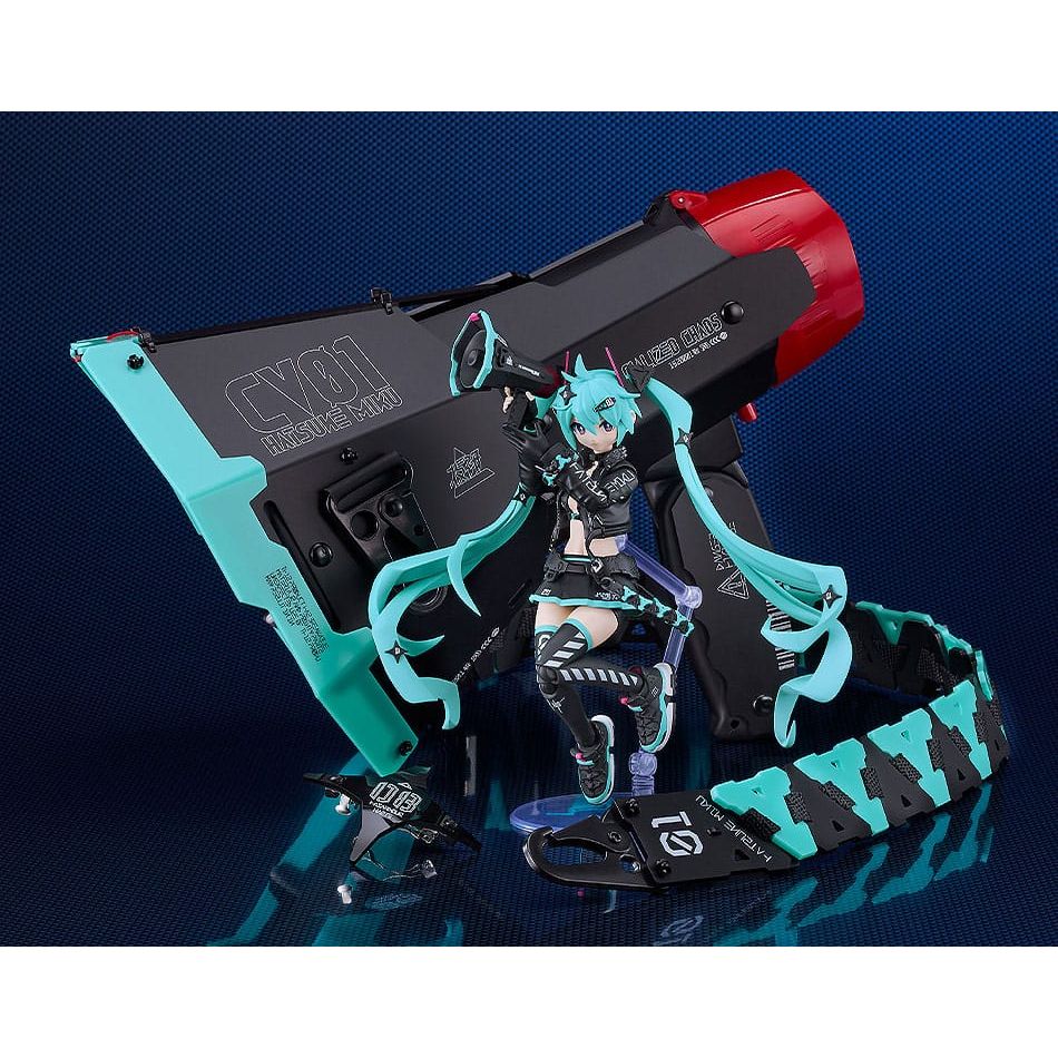 Character Vocal Series 01: Hatsune Miku Plamatea Plastic Model Kit Hatsune Miku: Chuocho Tactical Craft Ver. 15 cm