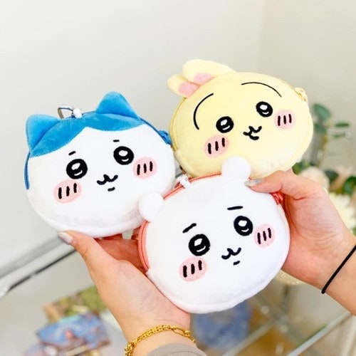 Chiikawa Plush Multi Pouch Keychain