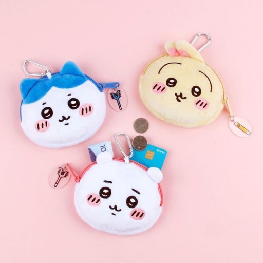 Chiikawa Plush Multi Pouch Keychain