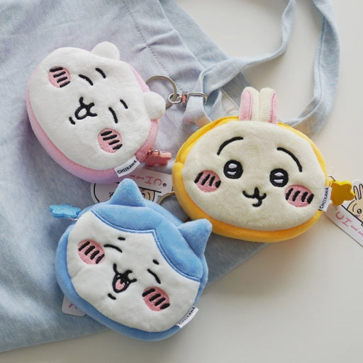Chiikawa Plush Multi Pouch Keychain