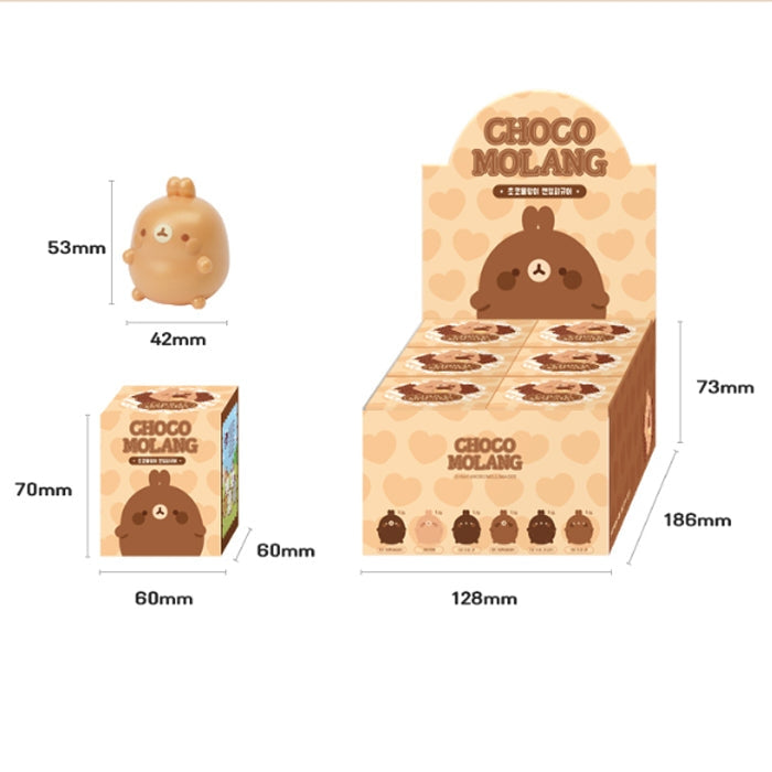 Choco Molang Blind Box Figure – Chocolate Series