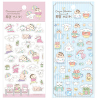 Cinnamoroll X Crayon Shinchan Clear Sticker Sheet
