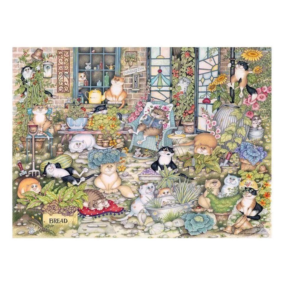 Crazy Cats The Good Life 500 Piece Jigsaw Puzzle