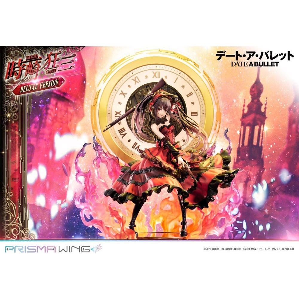 Date A Live Fragment: Date A Bullet Prisma Wing PVC Statue 1/7 Kurumi Tokisaki Deluxe Version 37 cm