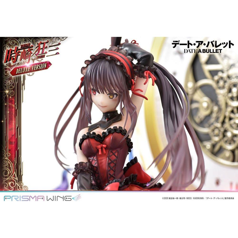 Date A Live Fragment: Date A Bullet Prisma Wing PVC Statue 1/7 Kurumi Tokisaki Deluxe Version 37 cm