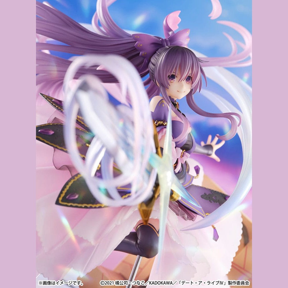 Date A Live IV SHIBUYA SCRAMBLE FIGURE PVC Statue 1/6 Tohka Yatogami Princess Amethyst Dress Ver. 32 cm