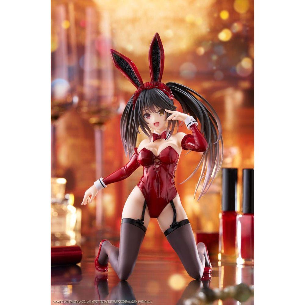 Date A Live V PVC Statue Desktop Cute Figure Kurumi Tokisaki Bunny Ver. 13 cm