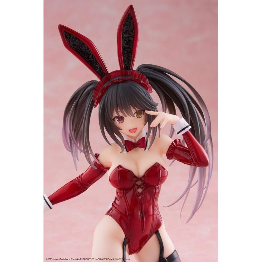 Date A Live V PVC Statue Desktop Cute Figure Kurumi Tokisaki Bunny Ver. 13 cm