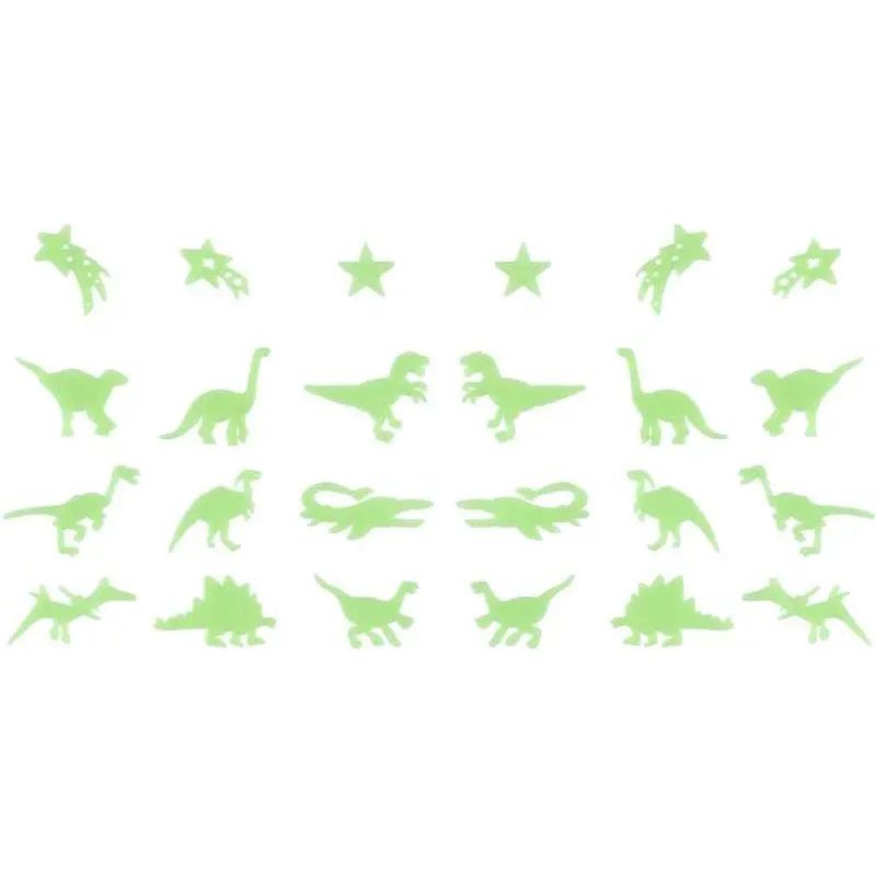 Dinosaur Night Glow In The Dark Wall Stickers